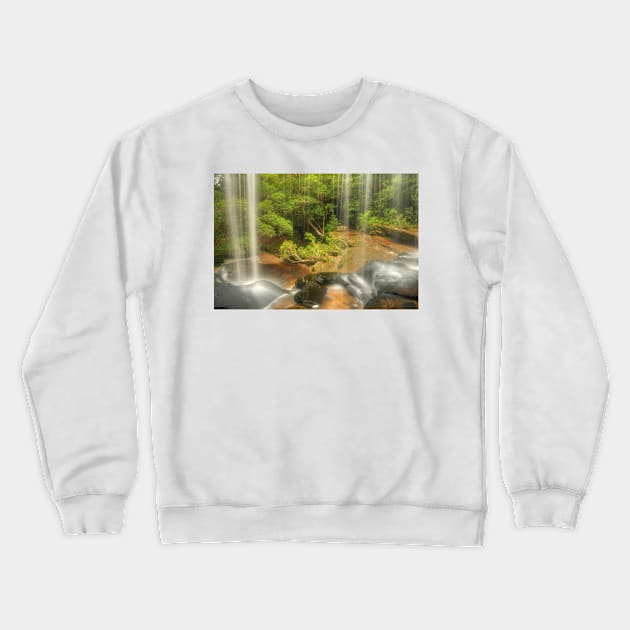 Lower Somersby Falls .. a view sublime Crewneck Sweatshirt by Michaelm43